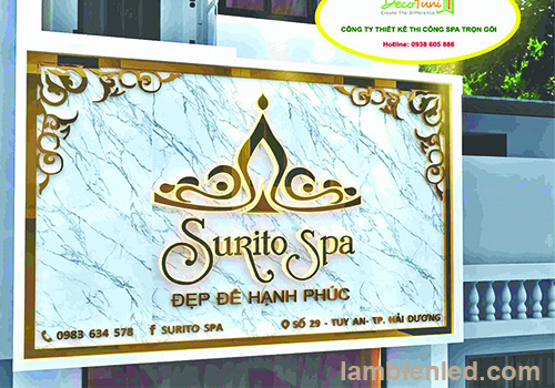 bảng hiệu spa
