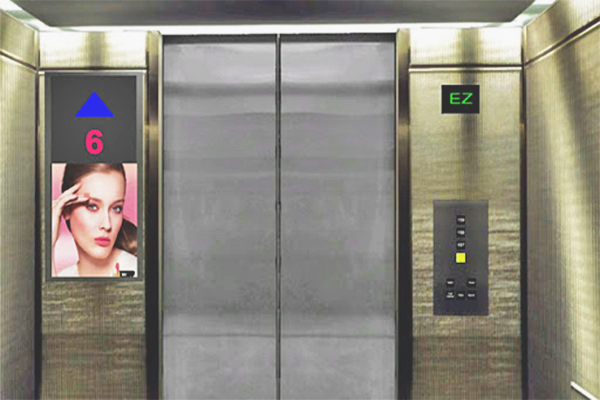màn hình led quảng cáo thang máy